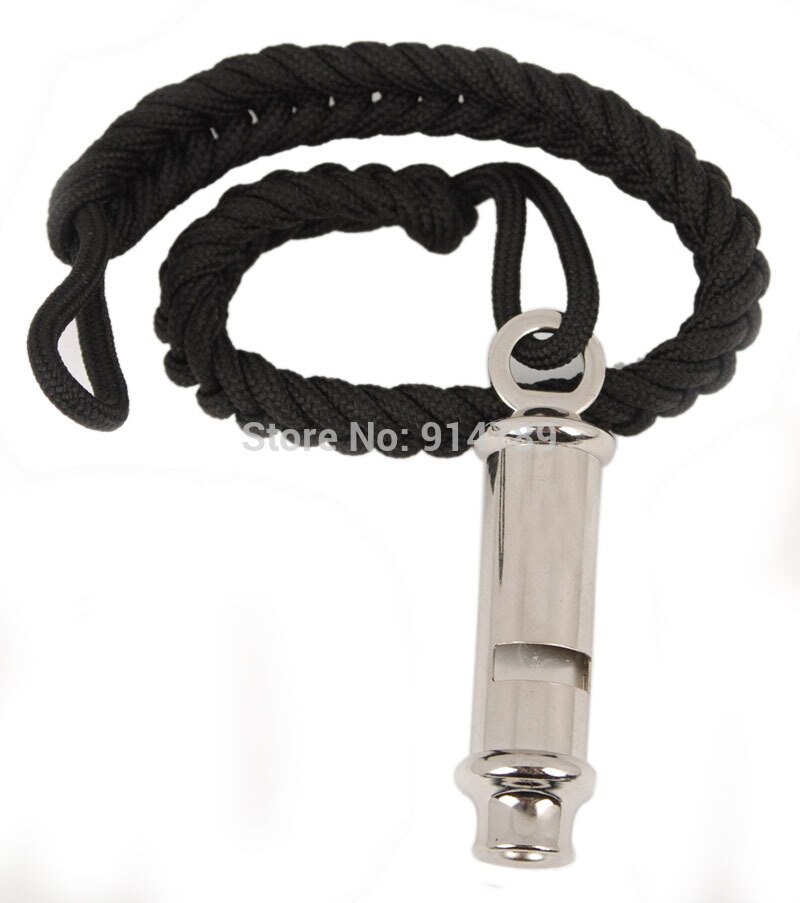 2     WEHRMACHT WH METAL WHISTLEBLACK ROPE-33250